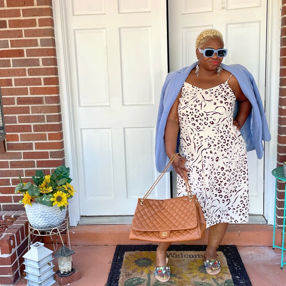 Leopard Slip Dress